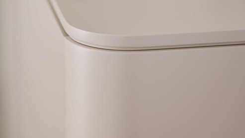 Sideboard Interliving aus Holz in Beige Interliving Wohnzimmer Serie 2035 - Sideboard beiger Mattlack - drei Schubladen, zwei Türen, Länge ca. 200 cm