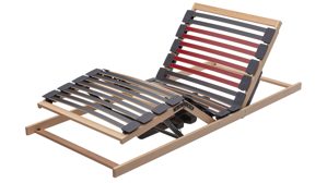 Lattenrost Interliving aus Holz in Holzfarben Interliving Lattenrost Serie 1952 mit zwei funkgesteuerten Motoren zweifach motorisch mit Funk-Fernbedienung – Liegefläche ca. 100 x 200 cm