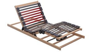 Lattenrost Interliving aus Holz in Holzfarben Interliving Lattenrost Serie 1952 - Smartrahmen mit Funk-Fernbedienung zweifach motorisch mit Funk-Fernbedienung – Liegefläche ca. 140 x 200 cm