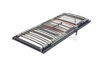 Lattenrost Interliving aus Holz in Grau Interliving Lattenrost Serie 1942 mit Funksteuerung kabellose Rücken- & Fußteilverstellung – Liegefläche ca. 90 x 190 cm