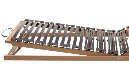 Lattenrost Interliving aus Holz in Holzfarben Interliving Lattenrost Serie 1953 mit langen Verstellzonen manuell verstellbar – Liegefläche ca. 100 x 200 cm