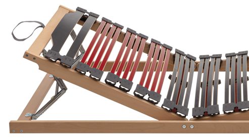 Lattenrost Interliving aus Holz in Holzfarben Interliving Lattenrost Serie 1953 mit langen Verstellzonen manuell verstellbar – Liegefläche ca. 100 x 200 cm