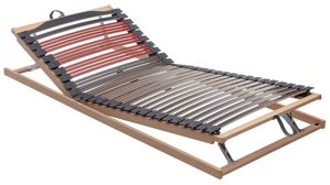 Lattenrost Interliving aus Holz in Holzfarben Interliving Lattenrost Serie 1953 mit langen Verstellzonen manuell verstellbar – Liegefläche ca. 90 x 190 cm