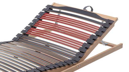 Lattenrost Interliving aus Holz in Holzfarben Interliving Lattenrost Serie 1953 mit langen Verstellzonen manuell verstellbar – Liegefläche ca. 100 x 200 cm