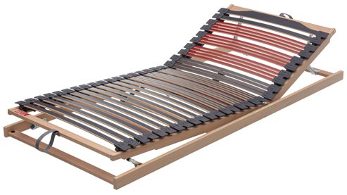 Lattenrost Interliving aus Holz in Holzfarben Interliving Lattenrost Serie 1953 manuelle Verstellung mit Hebehilfe mit Hebehilfe & manuell verstellbar – Liegefläche ca. 90 x 190 cm