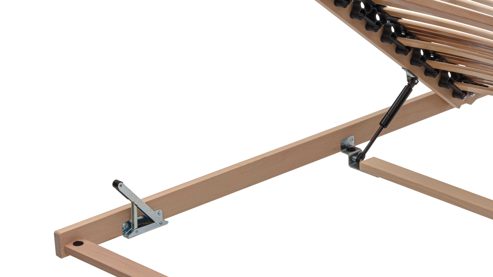 Lattenrost Interliving aus Holz in Holzfarben Interliving Lattenrost Serie 1953 manuelle Verstellung mit Hebehilfe mit Hebehilfe & manuell verstellbar – Liegefläche ca. 140 x 200 cm
