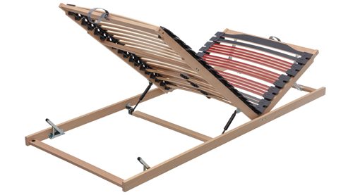 Lattenrost Interliving aus Holz in Holzfarben Interliving Lattenrost Serie 1953 manuelle Verstellung mit Hebehilfe mit Hebehilfe & manuell verstellbar – Liegefläche ca. 90 x 190 cm