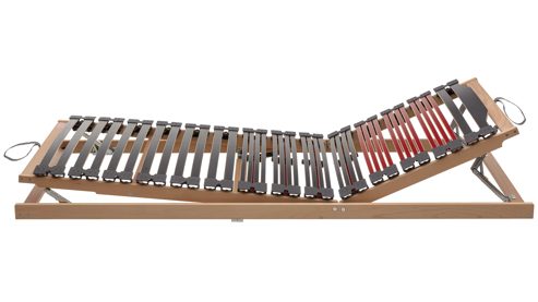 Lattenrost Interliving aus Holz in Holzfarben Interliving Lattenrost Serie 1953 manuelle Verstellung mit Hebehilfe mit Hebehilfe & manuell verstellbar – Liegefläche ca. 90 x 190 cm