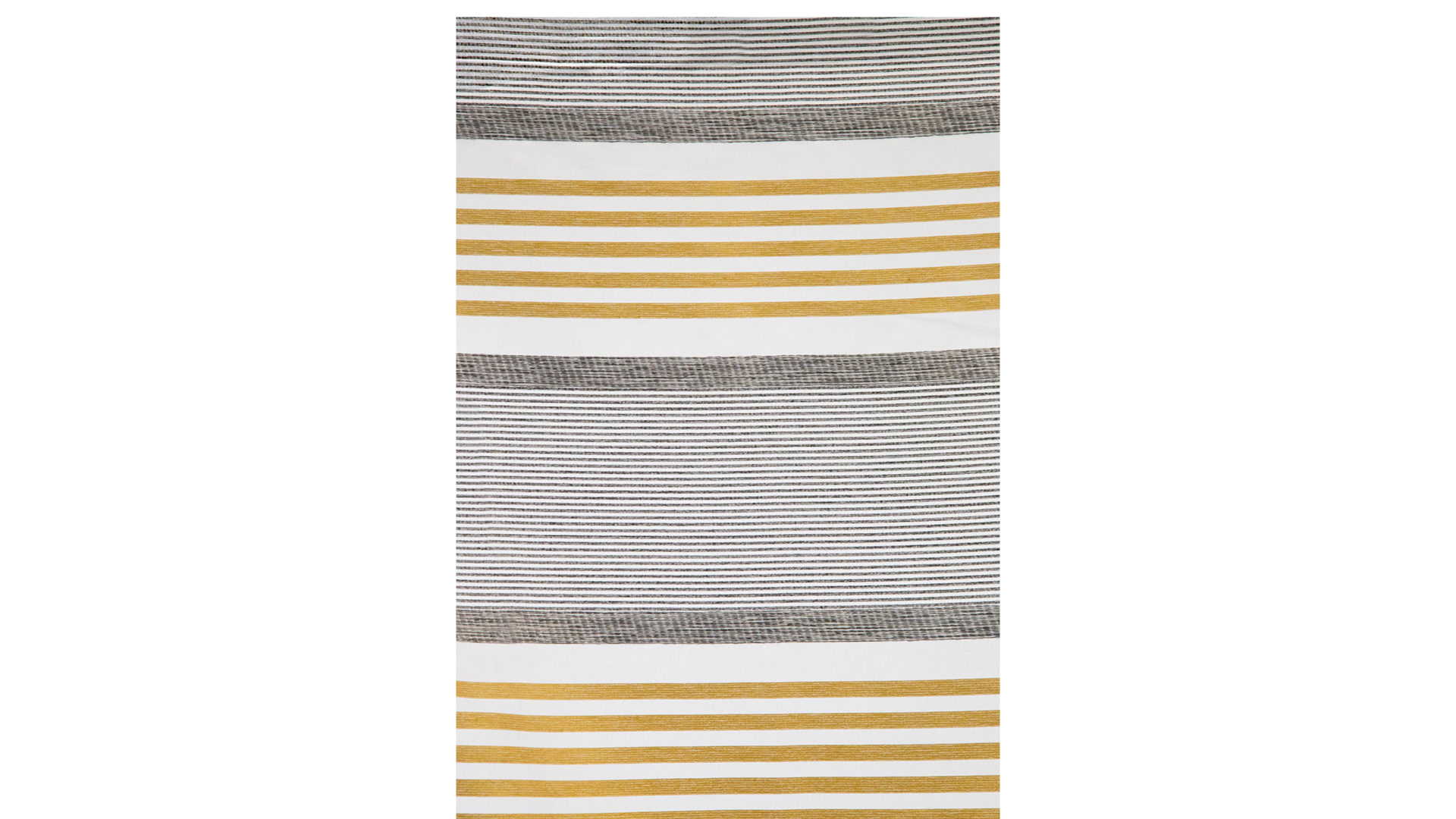 Schlaufenschal Indes fuggerhaus aus Stoff in Gelb HOMING Schlaufenschal Jannis safranfarben gestreift – ca. 140 x 245 cm