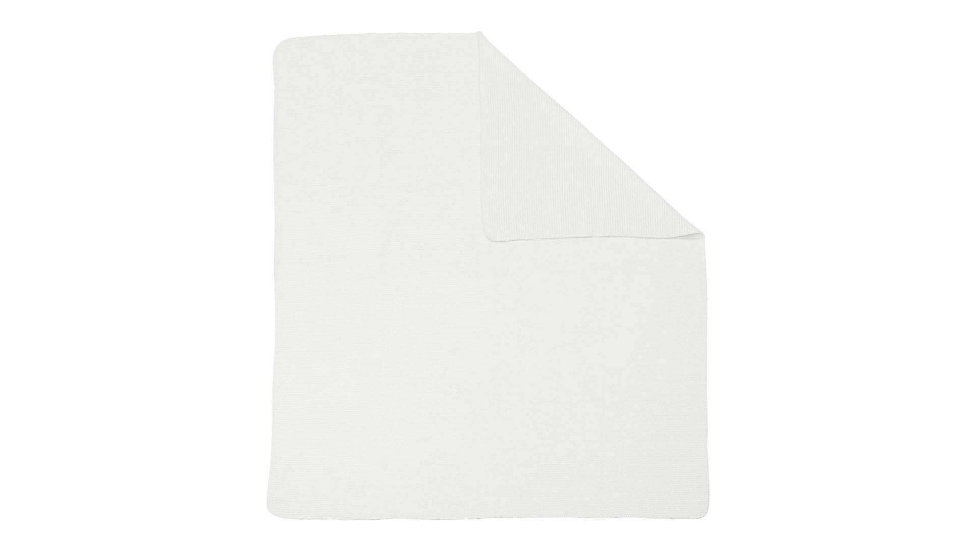 Wohndecke Done.® aus Stoff in Weiß done.® Wohndecke Coco weißes Mischgewebe – ca. 150 x 200 cm