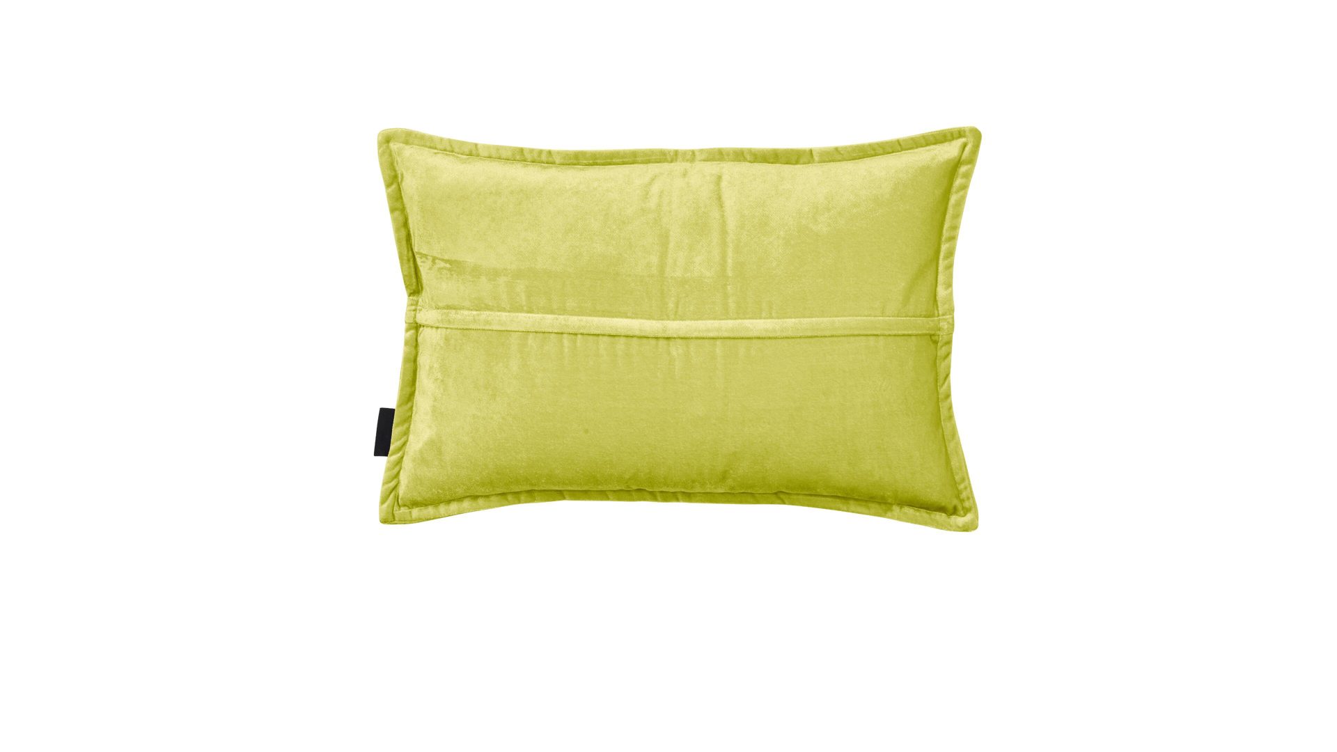 Kissenbezug /-hülle Done.® aus Stoff in Hellgrün done.® Kissenhülle Cushion Glam apfelgrüner Samt – ca. 40 x 60 cm