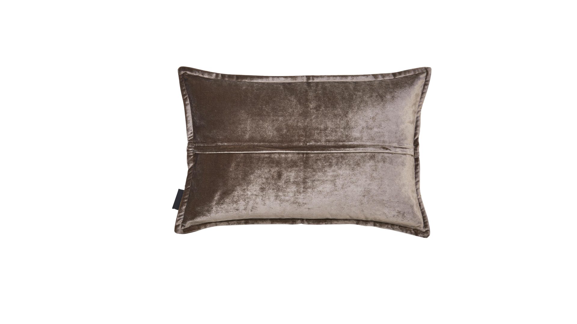Kissenbezug /-hülle Done.® aus Stoff in Dunkelbraun done.®Kissenhülle Cushion Glam taupefarbener Samt – ca. 40 x 60 cm