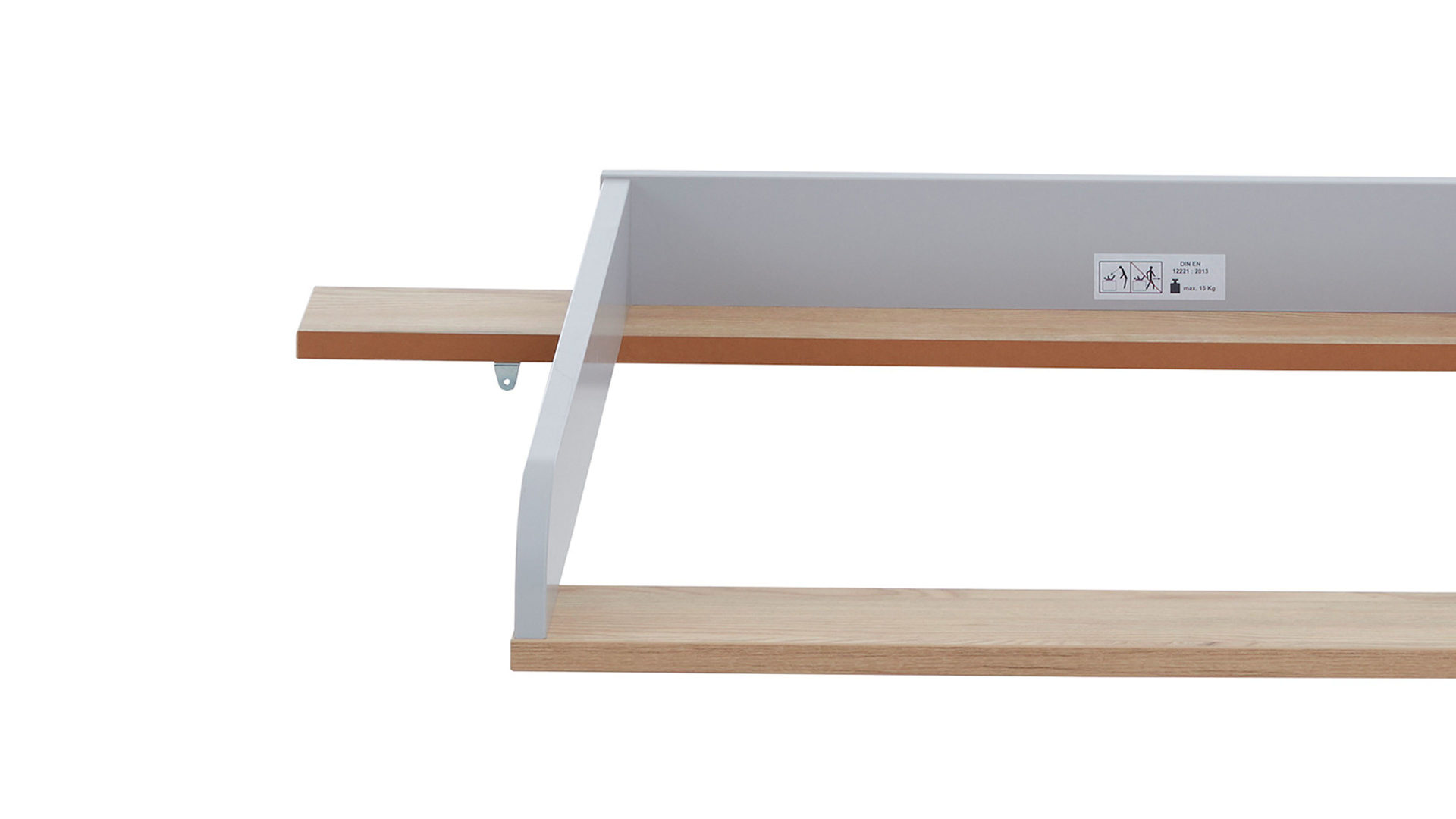 Wickelaufsatz Paidi aus Holz in Hellgrau PAIDI Babyzimmerprogramm Benne - Wickelaufsatz Kieselgrau & Montana Eiche