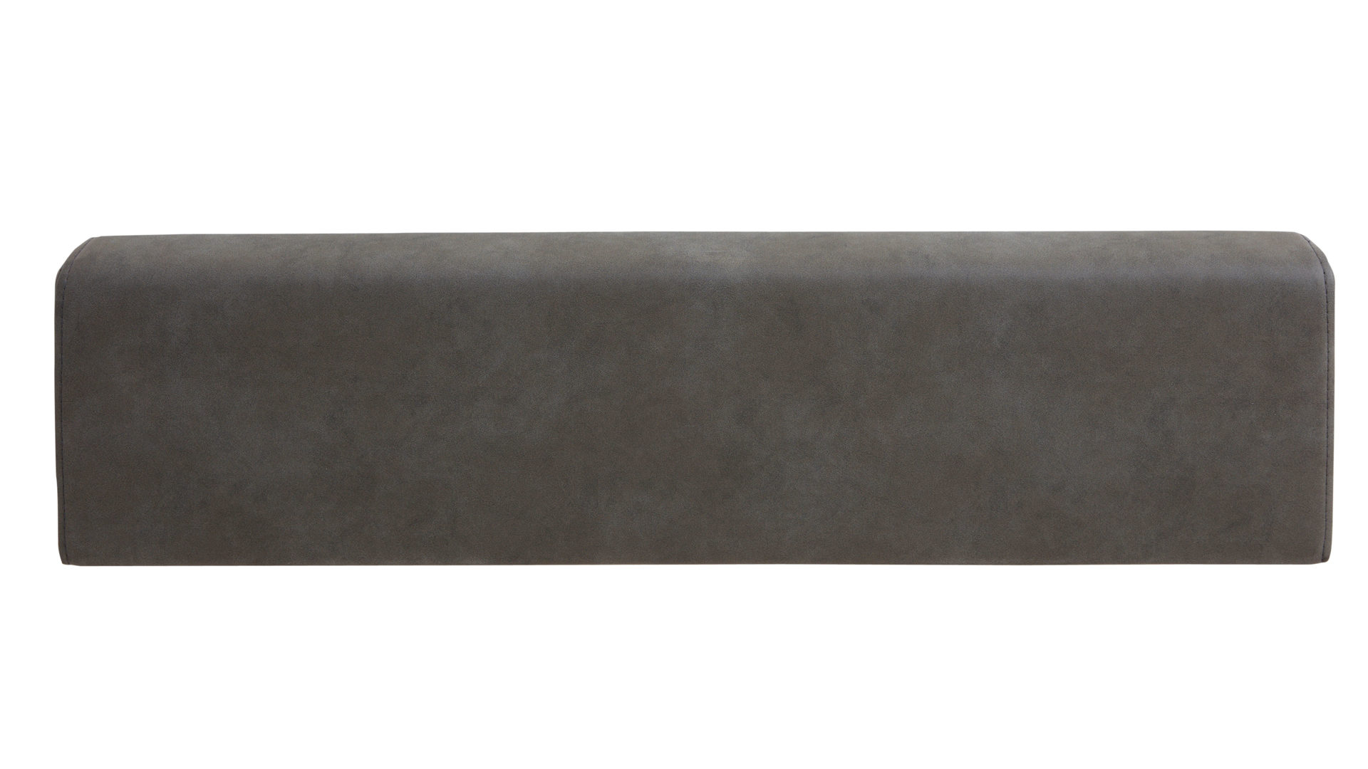 Kissen-Set Interliving aus Stoff in Dunkelgrau Interliving Schlafzimmer Serie 1019 – Kopfteilpolster-Set 523450 graues Kunstleder – zweiteilig, für ca. 200 cm Breite