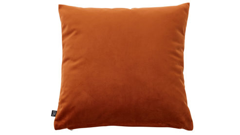 Kissenbezug /-hülle Interliving aus Stoff in Orange Interliving Kissenhülle Serie 9120 rostfarbener Samt - ca. 45 x 45 cm