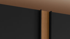 Kleiderschrank PARTNERRING COLLECTION aus Holz in Dunkelgrau PARTNERRING COLLECTION Kleiderschrank Lagos Graphit - sechs Türen, Breite ca. 300 cm