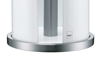Küchenrollenhalter Kela | keck & lang aus Metall in Weiß kela Küchenrollenhalter Stella weißes Metall – Höhe 32 cm