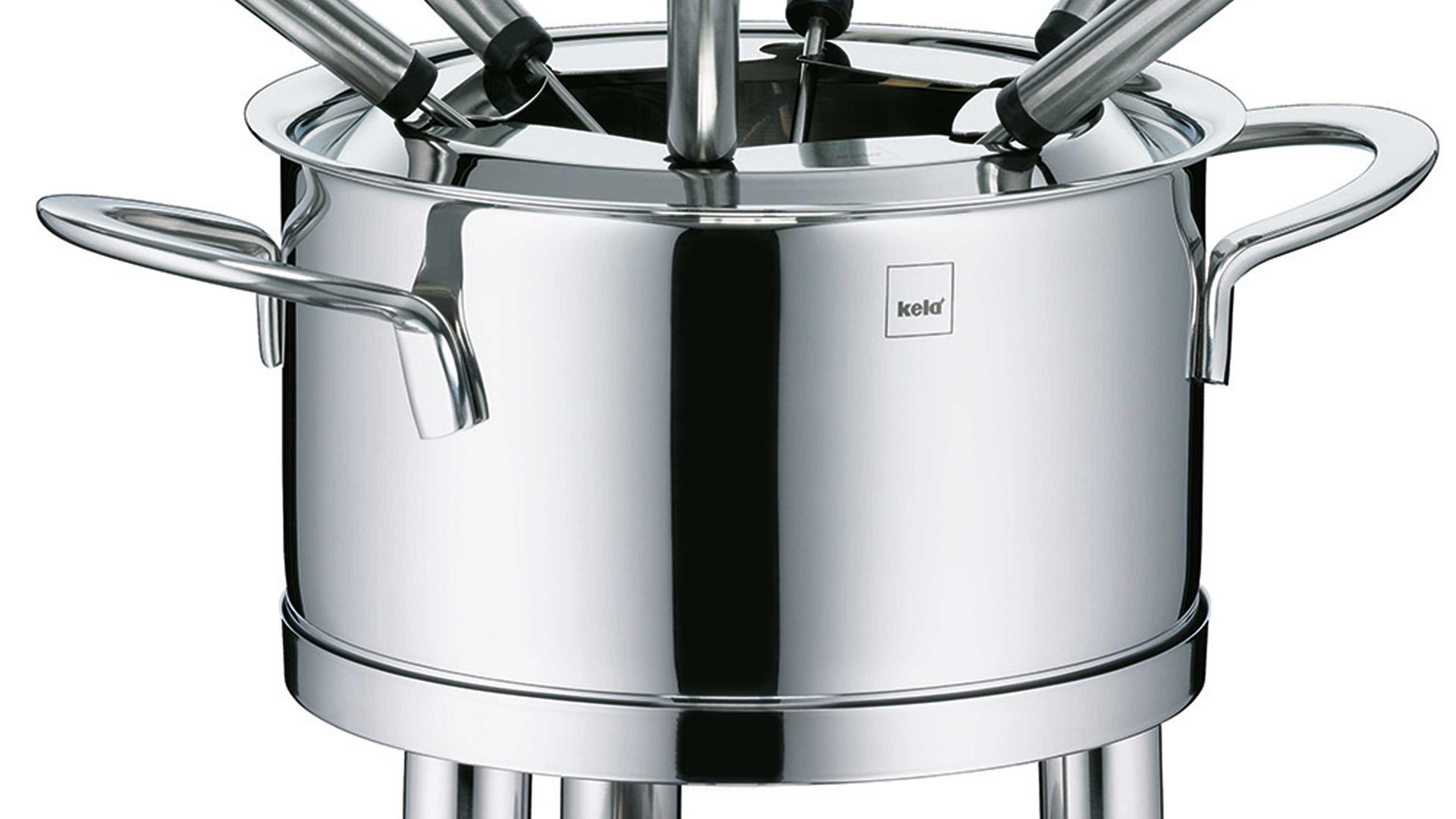 Fondue-Set Kela | keck & lang aus Metall in Metallfarben kela Fondue-Set Cailin Edelstahl – zehnteilig