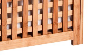 Wäschekorb Zeller present aus Holz in Holzfarben Wäschetruhe  Bambus - ca.  40 x 58 cm