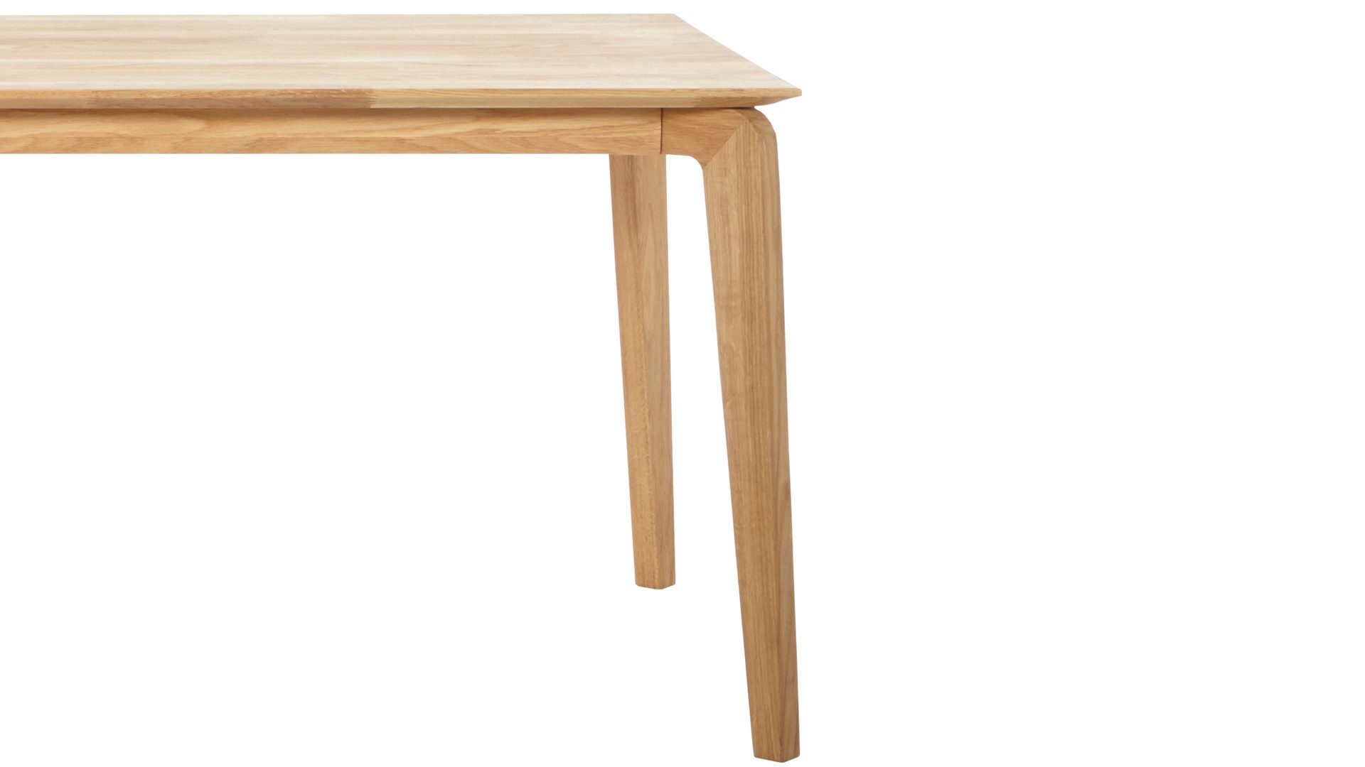 Esstisch Standard furniture factory aus Holz in Holzfarben Esstisch Liam, ein Massivholztisch für genussvolle Mahlzeiten lackierte Kernbuche – ca. 140 x 90 cm