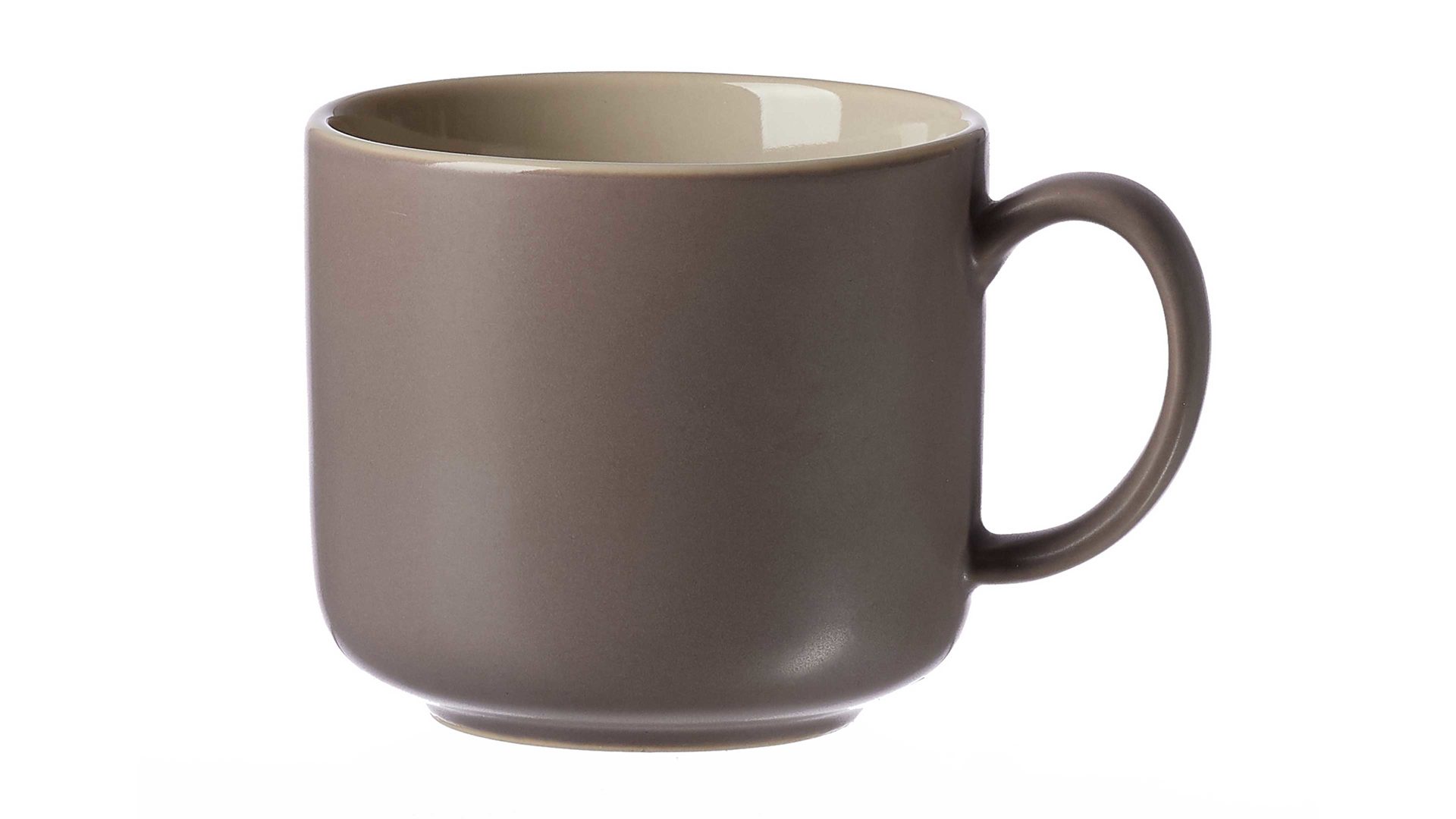 Kaffeetasse Ritzenhoff & breker aus Keramik in Grau Ritzenhoff & Breker Kaffeetasse Jasper taupefarbenes Steinzeug – Füllmenge ca. 240 ml