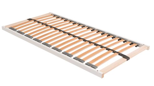 Babybett Paidi aus Holz in Weiß PAIDI Lieven - Babybettgestell Kreideweiß & Eiche Montana - Liegefläche ca. 70 x 140 cm