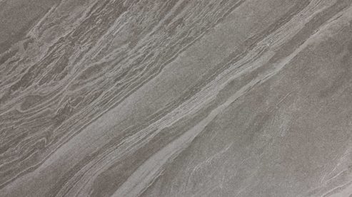 Gartenmöbel-Set Interliving aus Kunstfaser in Grau Interliving Gartenmöbel Serie 7013 - Loungemöbel-Set mit Couchtisch grauer Olefin-Teddybezug, Rope, Aluminium & Sinterstein - vierteilig