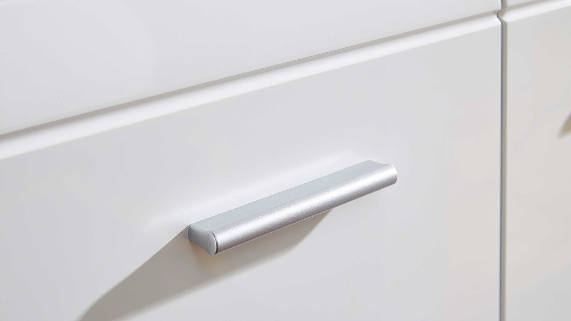 Schuhschrank Germania i.i. aus Holz in Weiß Schuhschrank Adana, ein Dielenmöbel weiße Hochglanzfronten & Kunststoffoberflächen - zwei Türen