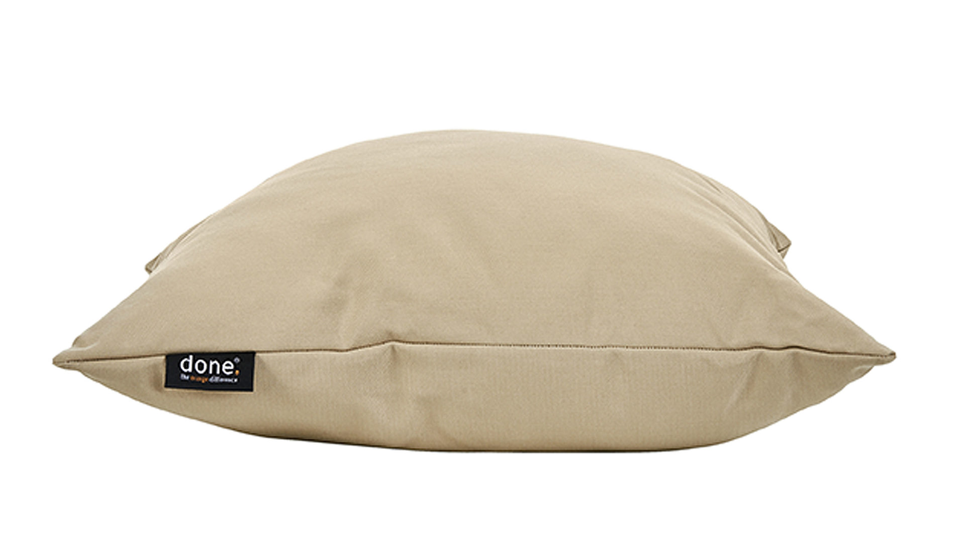 Kissen Done.® aus Kunstfaser in Beige done.® Kissen Cushion Outside taupefarbener Olefinbezug – ca. 45 x 45 cm