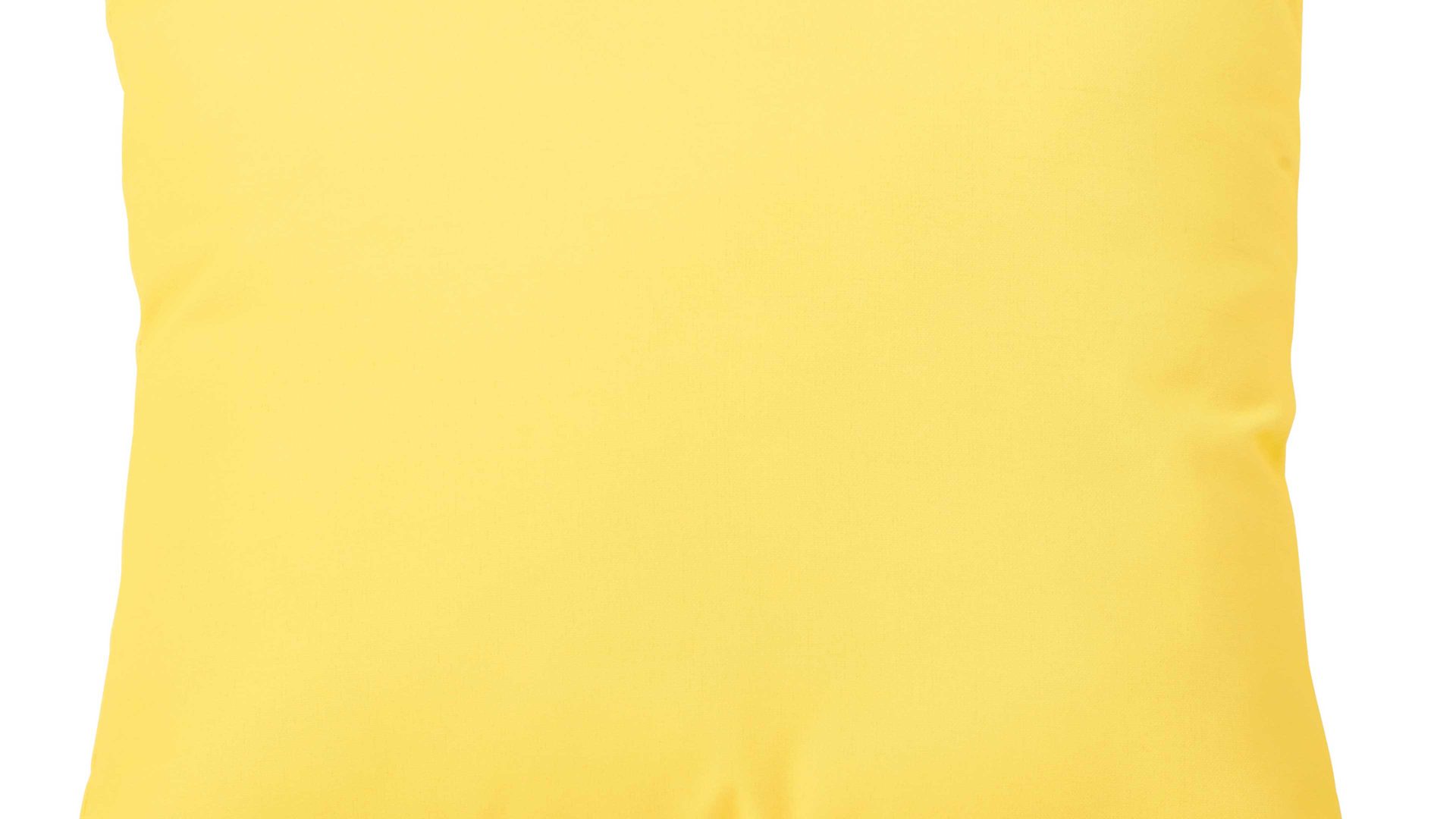 Einzelkissen Done.® aus Kunstfaser in Gelb done.® Kissen Cushion Outside lemongelber Olefinbezug – ca. 45 x 45 cm