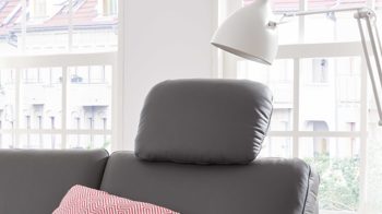 Kopfstütze modulmaster aus Leder in Anthrazit Modulmaster MM-PN1080 - Kopfstütze PKS anthrazitfarbenes Leder Torro
