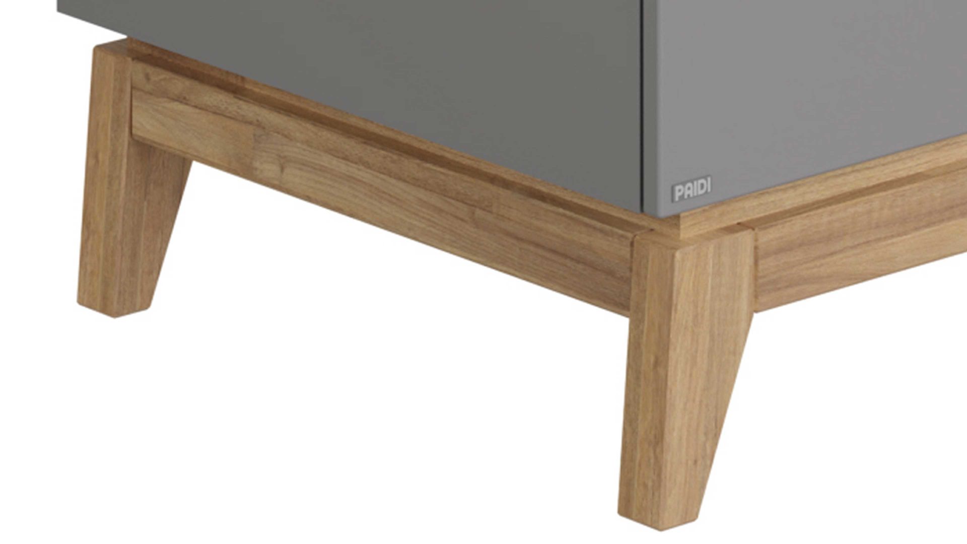 Schubladenkommode Paidi aus Holz in Grau PAIDI Schubladenkommode Sten Eiche & Schiefergrau – zwei Schubladen