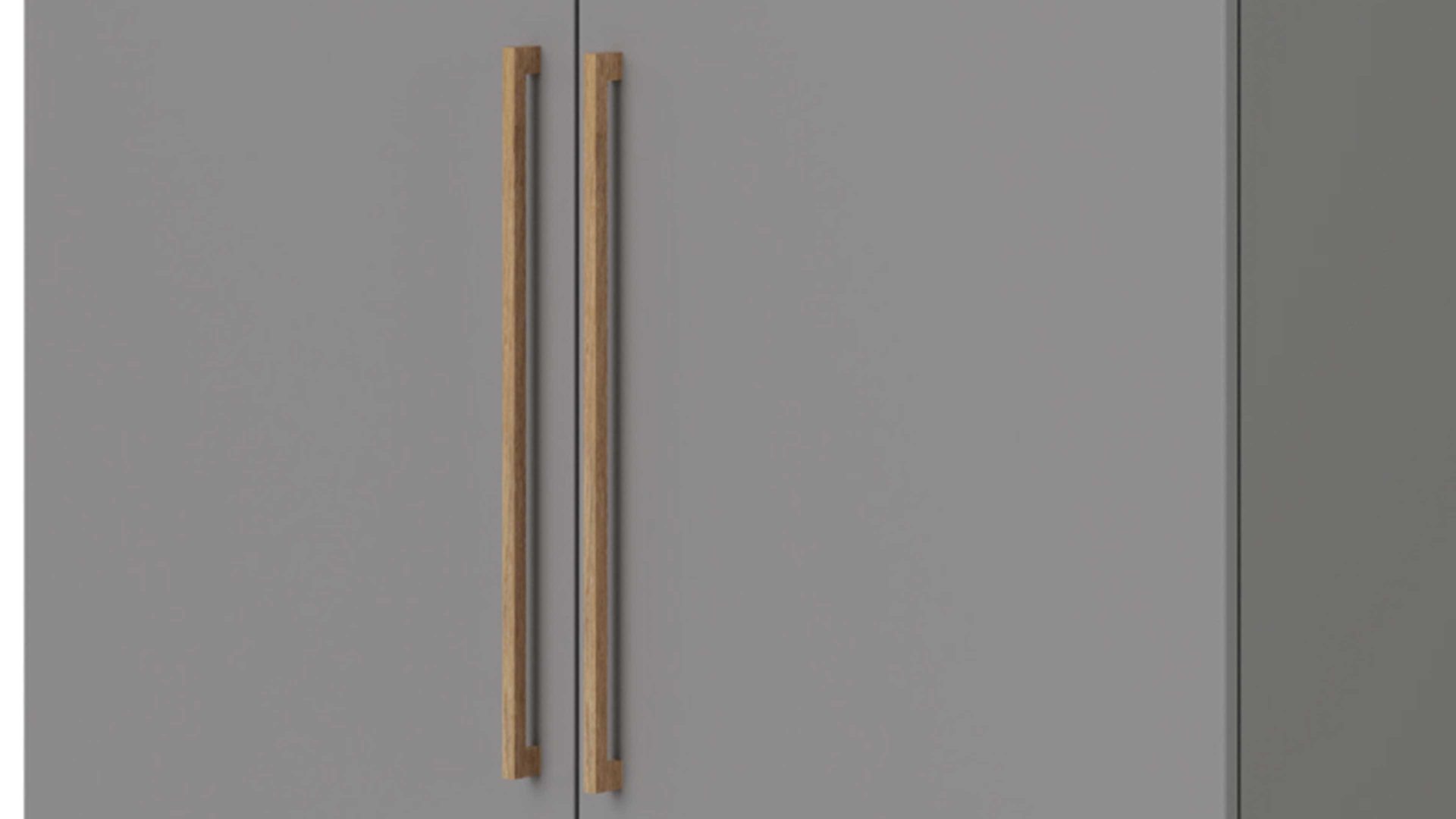 Kleiderschrank Paidi aus Holz in Grau PAIDI Kleiderschrank Sten Eiche & Schiefergrau – zwei Türen, eine Schublade, Breite ca. 123 cm