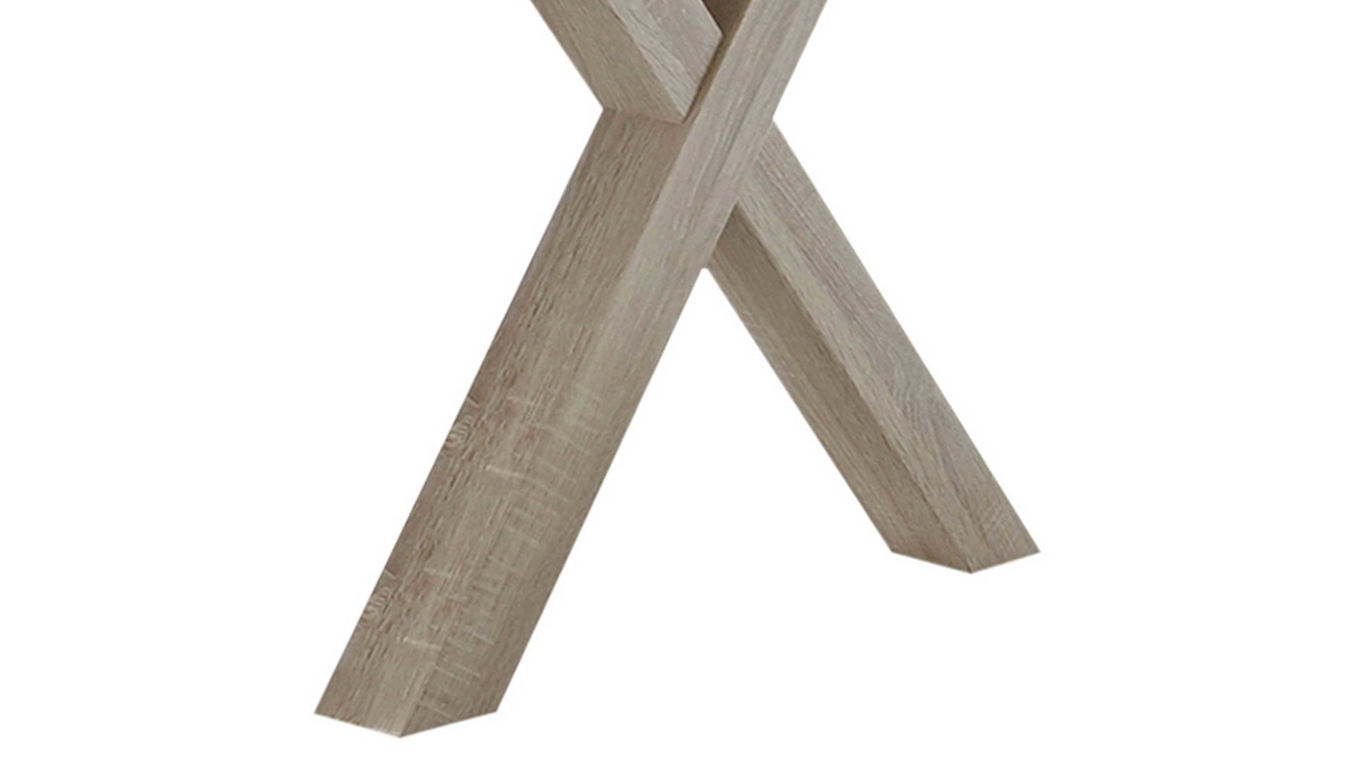 Schreibtisch Mäusbacher aus Holz in Weiß Schreibtisch Mister Office Mattweiß & Eiche sägerau – ca. 140 x 70 cm