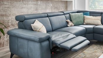 Funktion Steinpol polsteria aus Metall in Transparent Polsterprogramm Relaxa 6.0 Plus PSG XC - TV-Funktion ein Motor