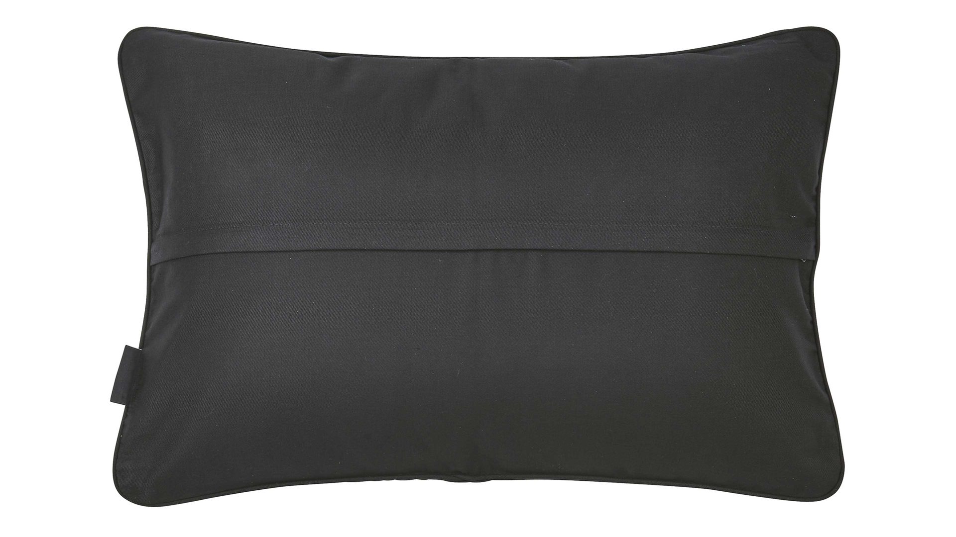 Kissenbezug /-hülle Done.® aus Baumwolle in Schwarz done.® Kissenhülle Cushion Uni schwarzer Panamabezug - ca. 40 x 60 cm