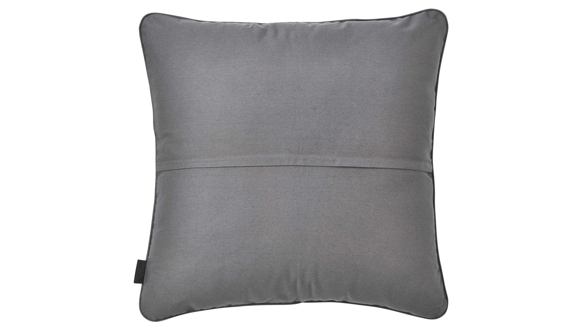 Kissenbezug /-hülle Done.® aus Baumwolle in Anthrazit done.® Kissenhülle Cushion Uni anthrazitfarbener Panamabezug - ca. 45 x 45 cm