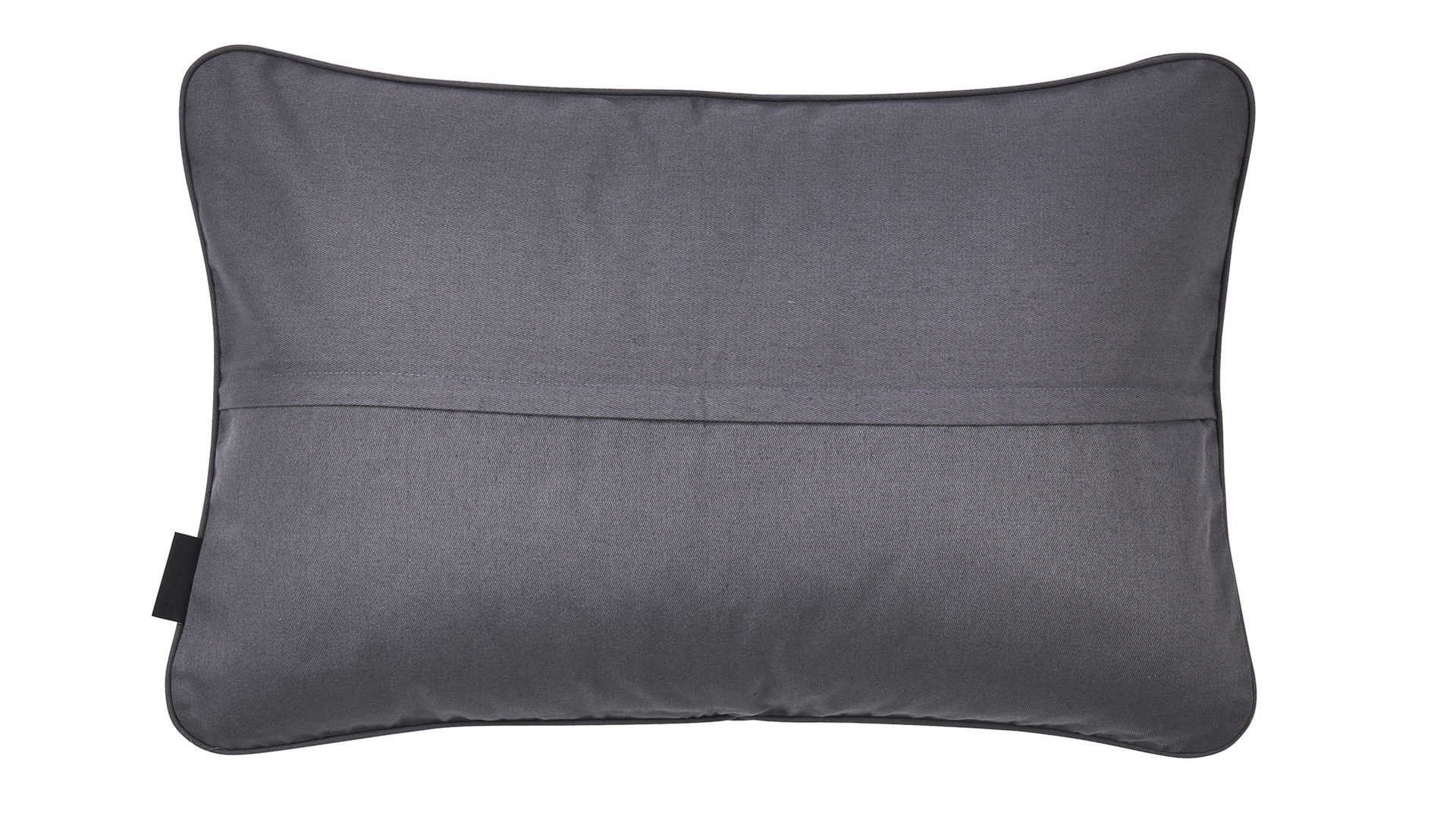 Kissenbezug /-hülle Done.® aus Baumwolle in Anthrazit done.® Kissenhülle Cushion Uni anthrazitfarbener Panamabezug - ca. 40 x 60 cm