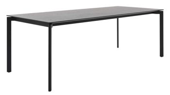 Auszugtisch Interliving aus Holz in Schwarz Interliving Esszimmer Serie 5110 - Auszugtisch mattschwarzes Eichefurnier - ca. 180 - 280 x 90 cm