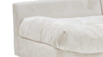 Bigsofa Gutmann factory® aus Stoff in Weiß Bigsofa Rometta weiße Chenille 387.77 - Länge ca. 262 cm