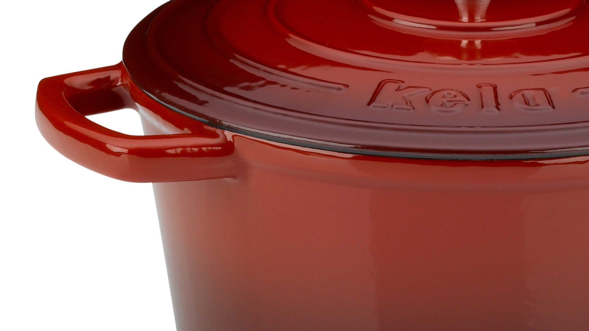 Bräter Kela | keck & lang aus Metall in Rot kela Bräter Calido rotes Gusseisen - ca. 3,8 Liter