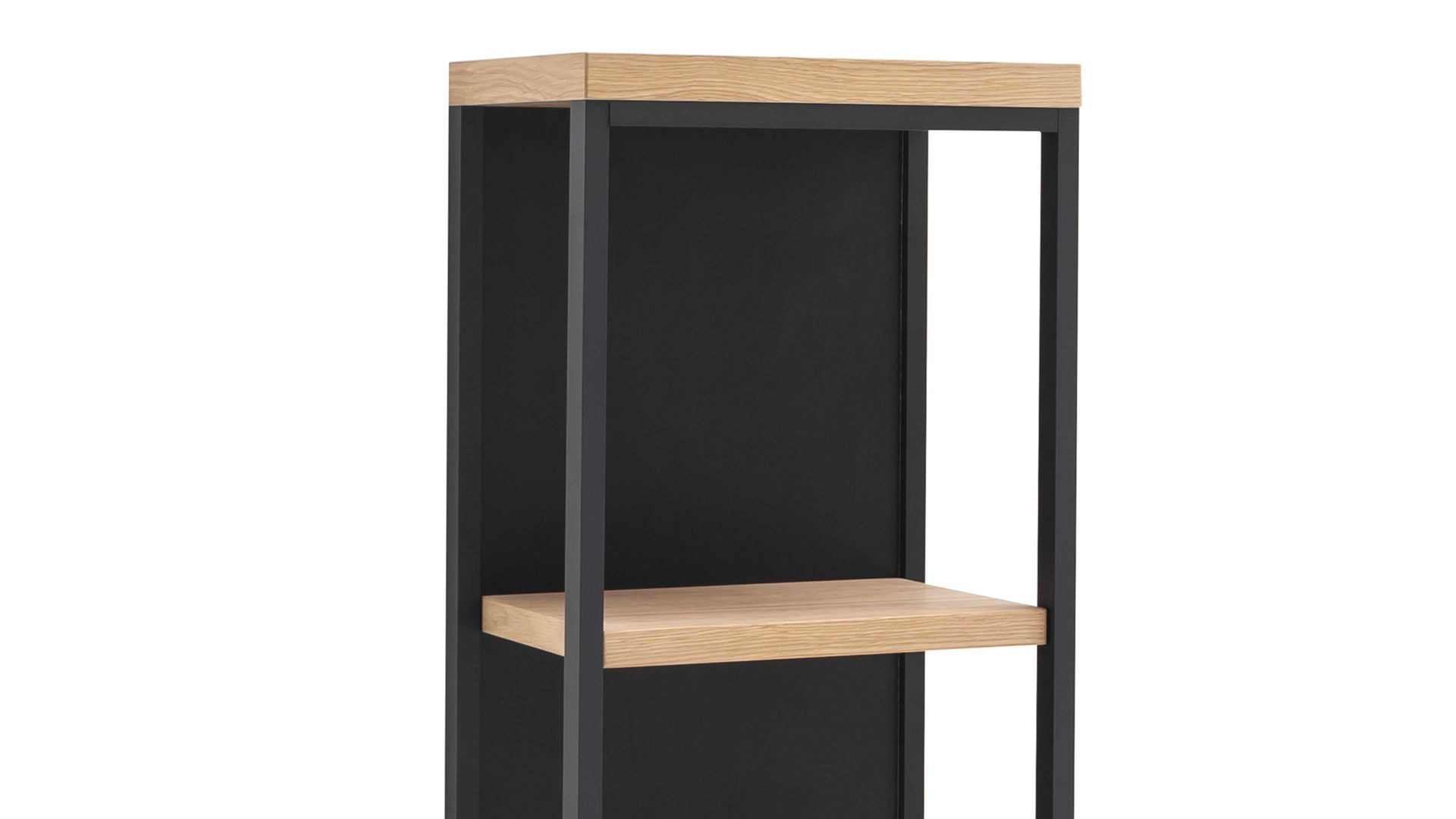 Wandregal Mca direkt aus Holz in Holzfarben Wohnprogramm Bari - Wandregal Asteiche Bianco – Höhe ca. 103 cm