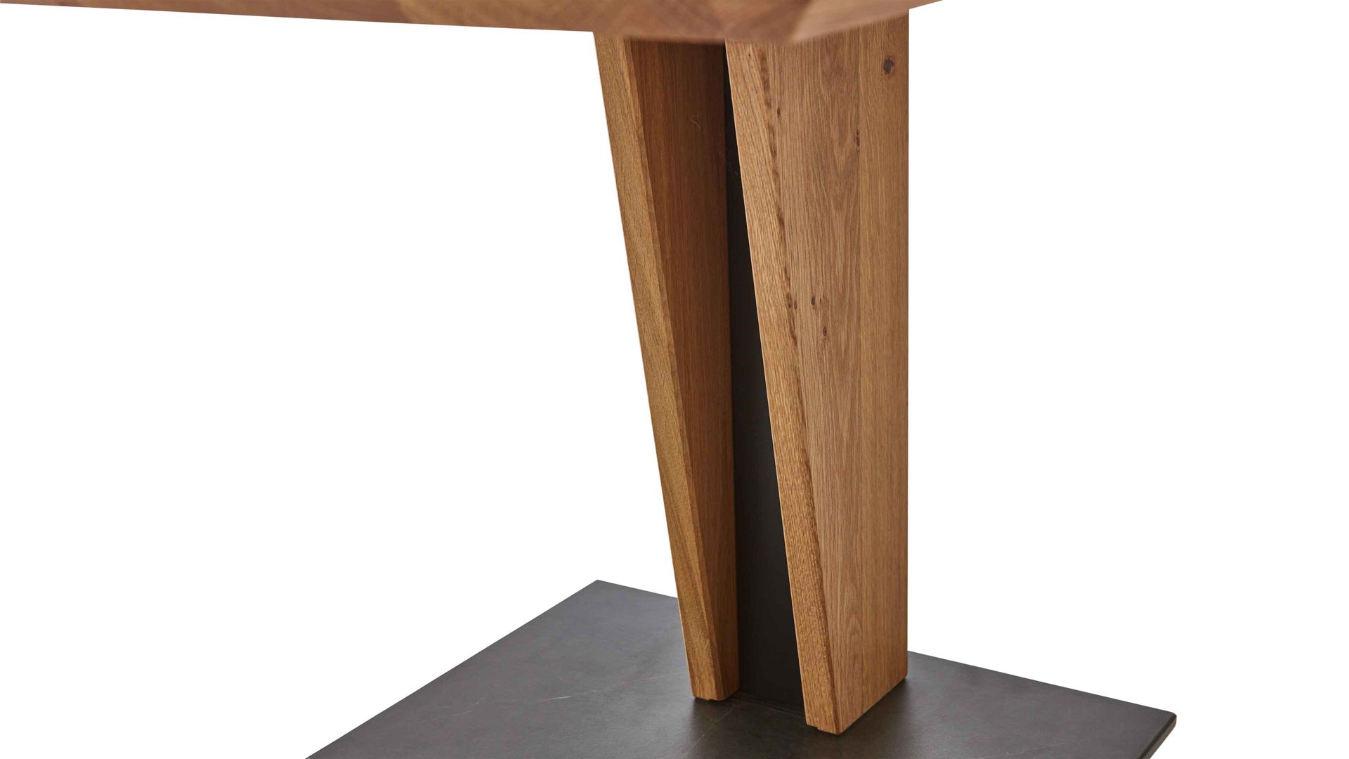 Couchtisch Vierhaus aus Holz in Holzfarben vierhaus Lift-Couchtisch Wildeiche & Marmara Nero - ca. 55 x 47 cm