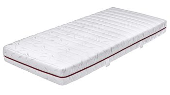 Kaltschaummatratze comfortmaster besser sitzen, liegen, leben aus Stoff in Weiß Comfortmaster Matratze Classic T H2, Taschenfederkern – Liegefläche ca. 140 x 200 cm