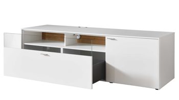 Lowboard Venjakob aus Kunststoff in Weiß VENJAKOB Wohnprogramm Sentino 3000 - Lowboard kristallweiße matte Lackoberflächen – ca. 182 x 55 x 53 cm