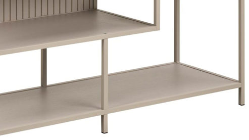 Regal Actona group aus Metall in Grau Regal Seaford im Industrielook grau - ca. 114 x 78 cm