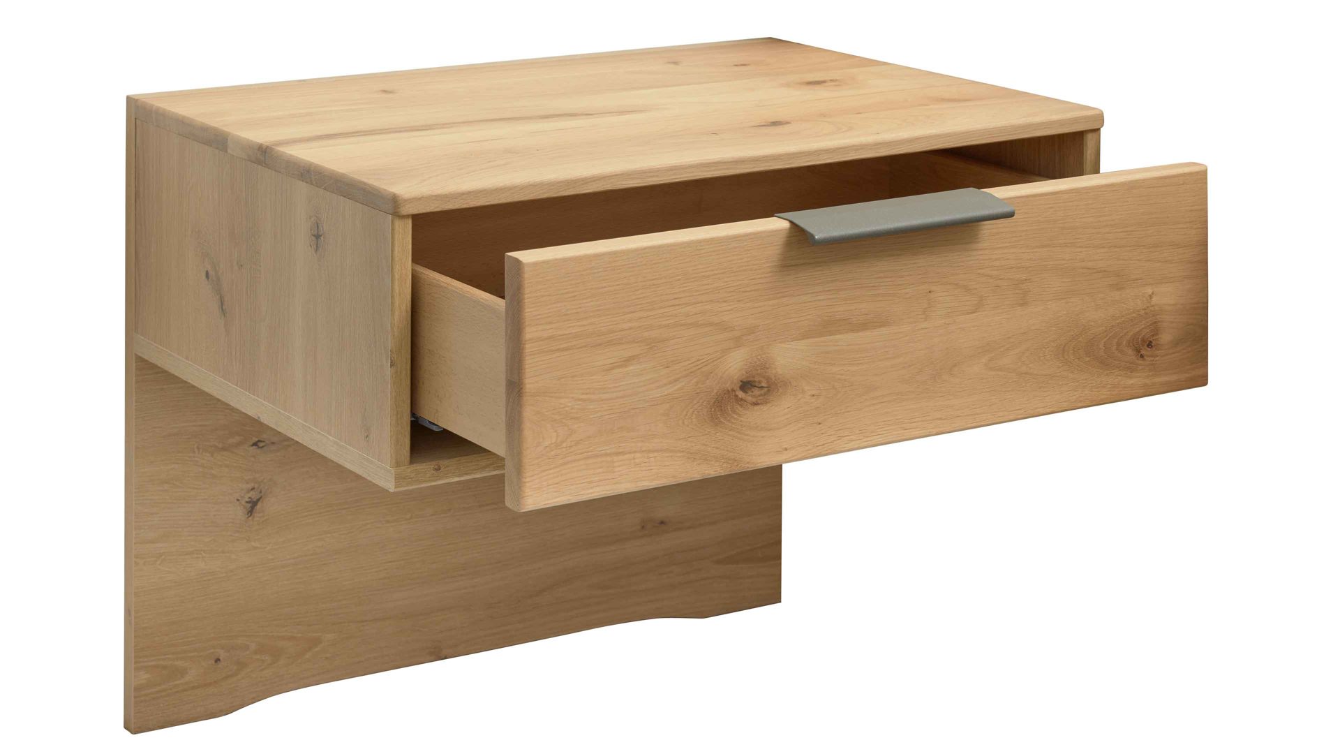 Komplettzimmer Interliving aus Holz in Hellgrau Interliving Schlafzimmer Serie 1027 – Komplettzimmer 001 Eiche bianco & Champagner - vierteilig