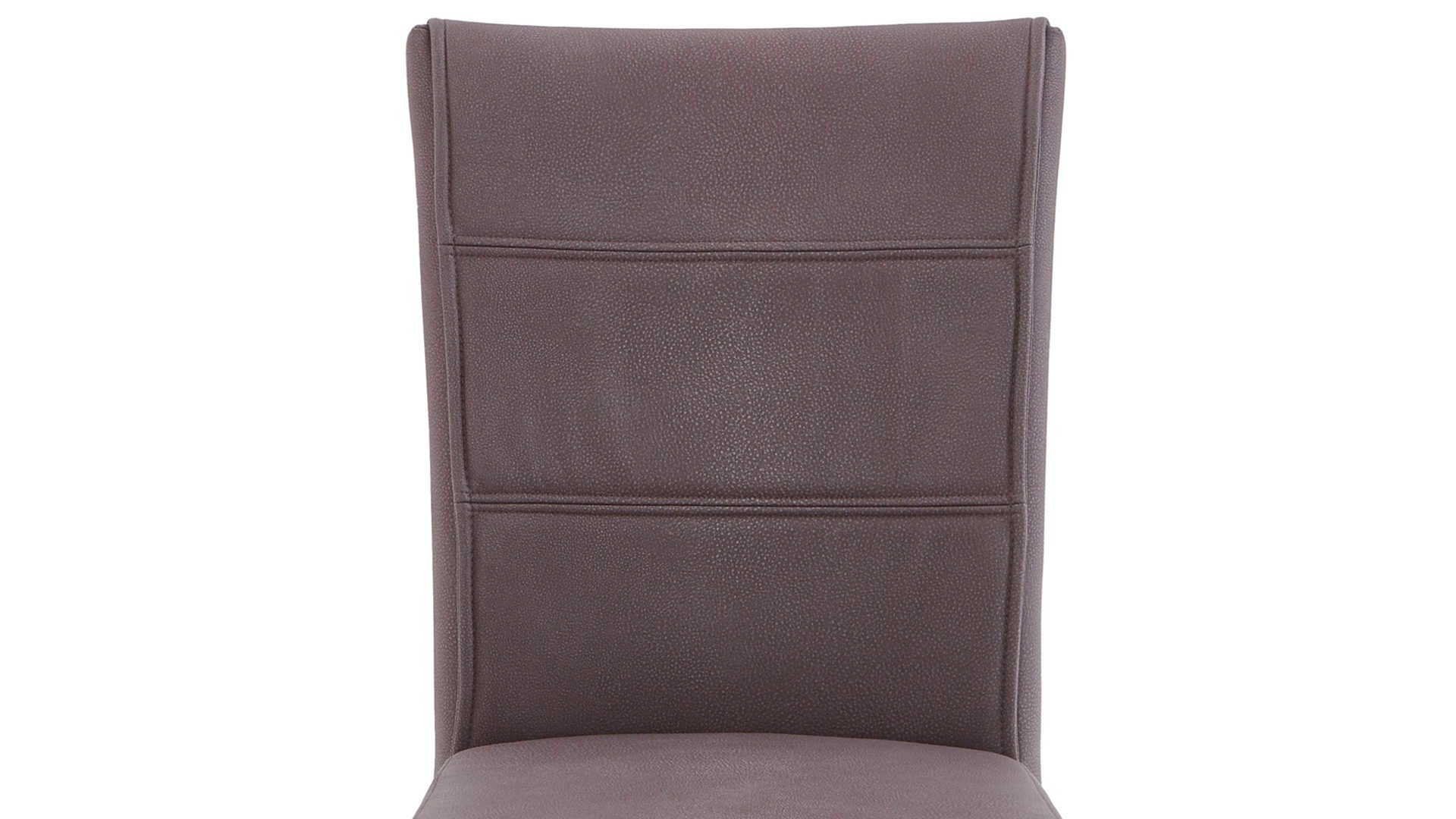 Polsterstuhl Niehoff sitzmoebel aus Mikrofaser in Grau NIEHOFF SITZMÖBEL Bornholm Polsterstuhl grauer Bezug & Eichegestell