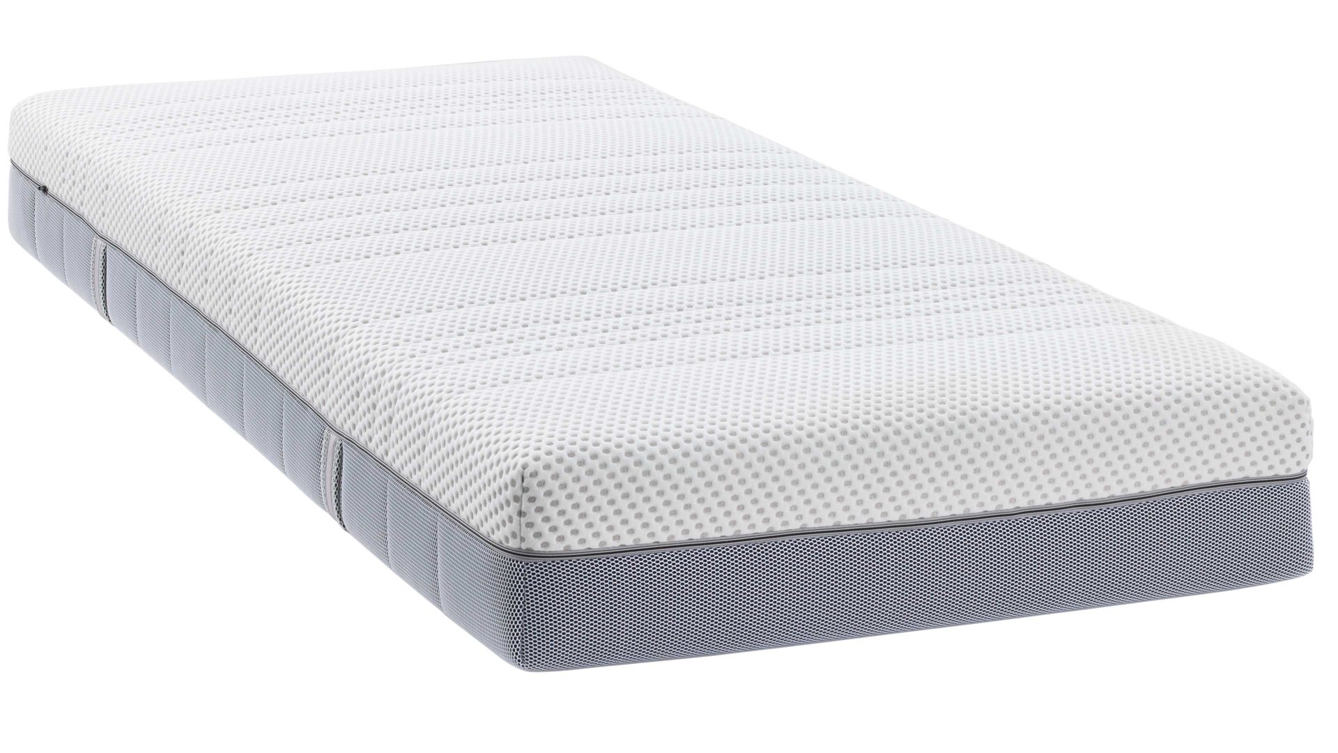 Federkernmatratze Interliving aus Stoff in Weiß Interliving Bettensystem Serie 1416 - TaschenfederkernmMatratze Taschenfederkern - Liegefläche ca. 90 x 200 cm