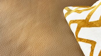 Zweisitzer Interliving aus Leder in Hellbraun Interliving Sofa Serie 4004 - Zweisitzer N80 fangofarbenes LongLife-Leder Z84-21 - Länge ca. 180 cm